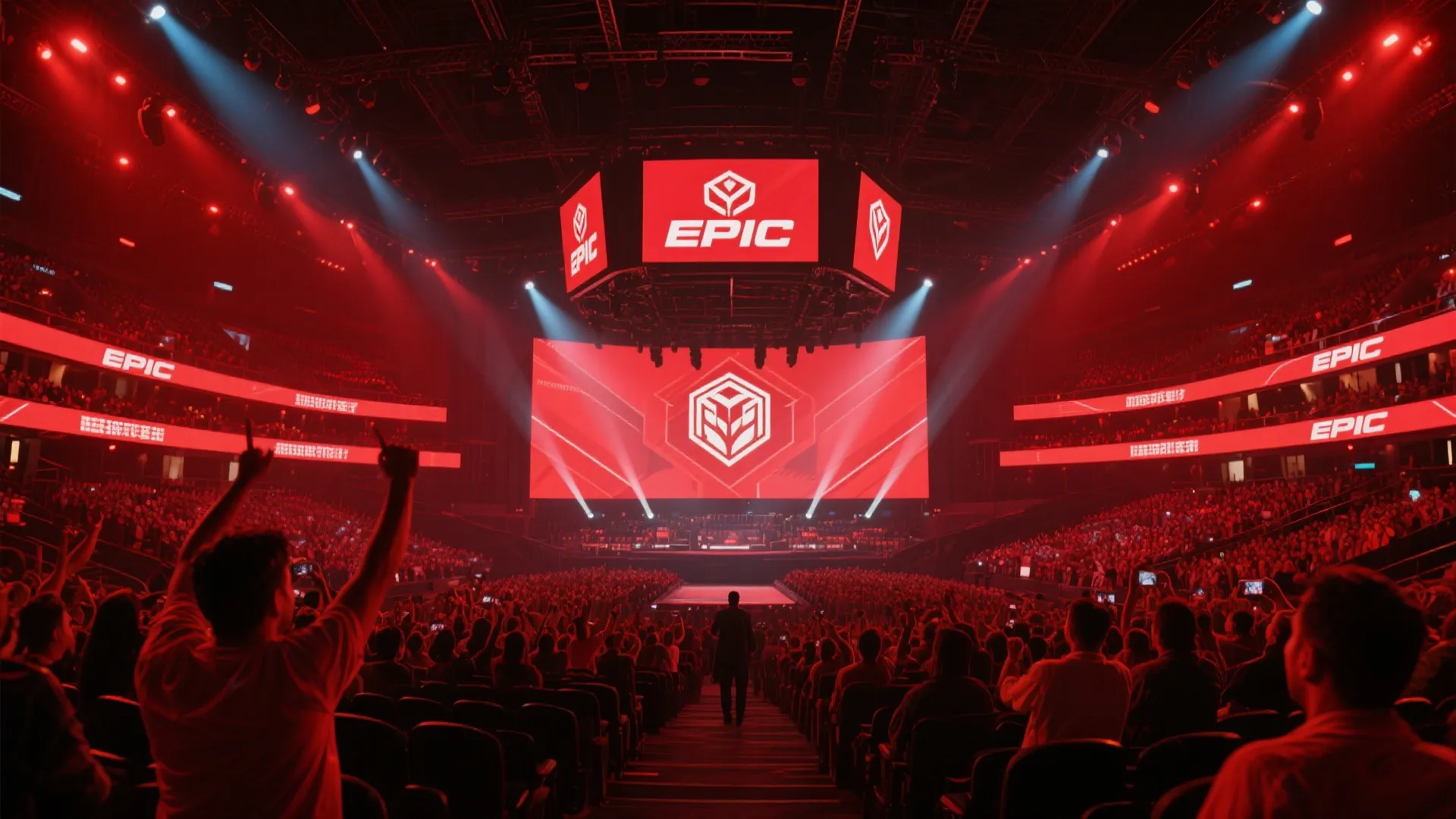 完美世界电竞比赛现场